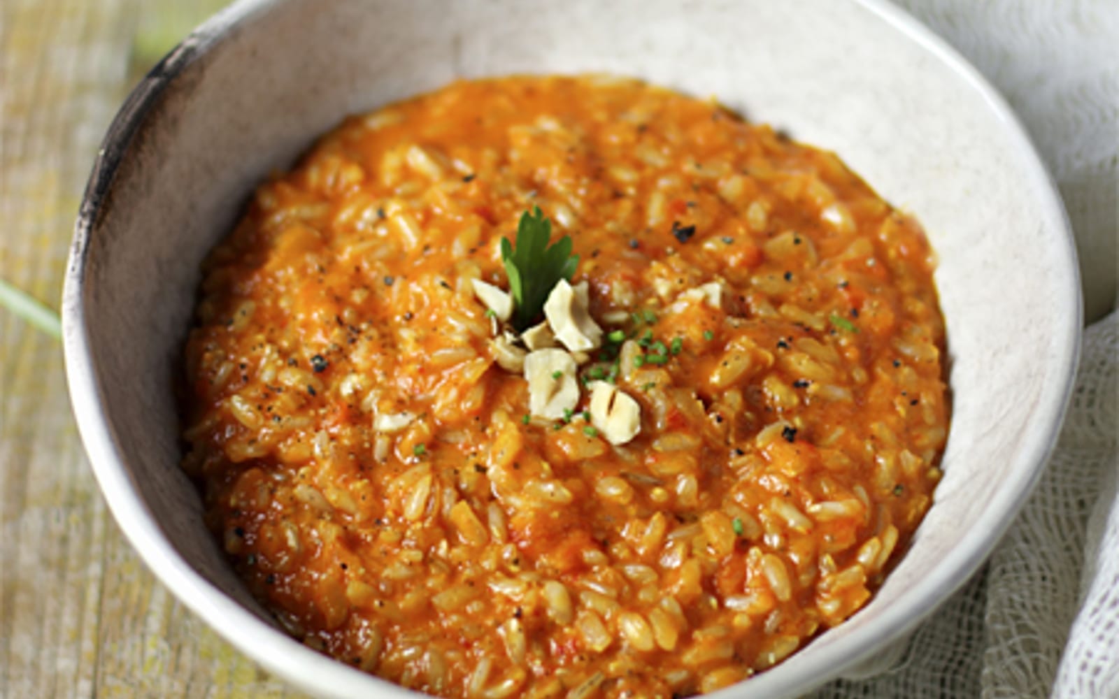 Red Pepper Risotto [Vegan] – One Green Planet