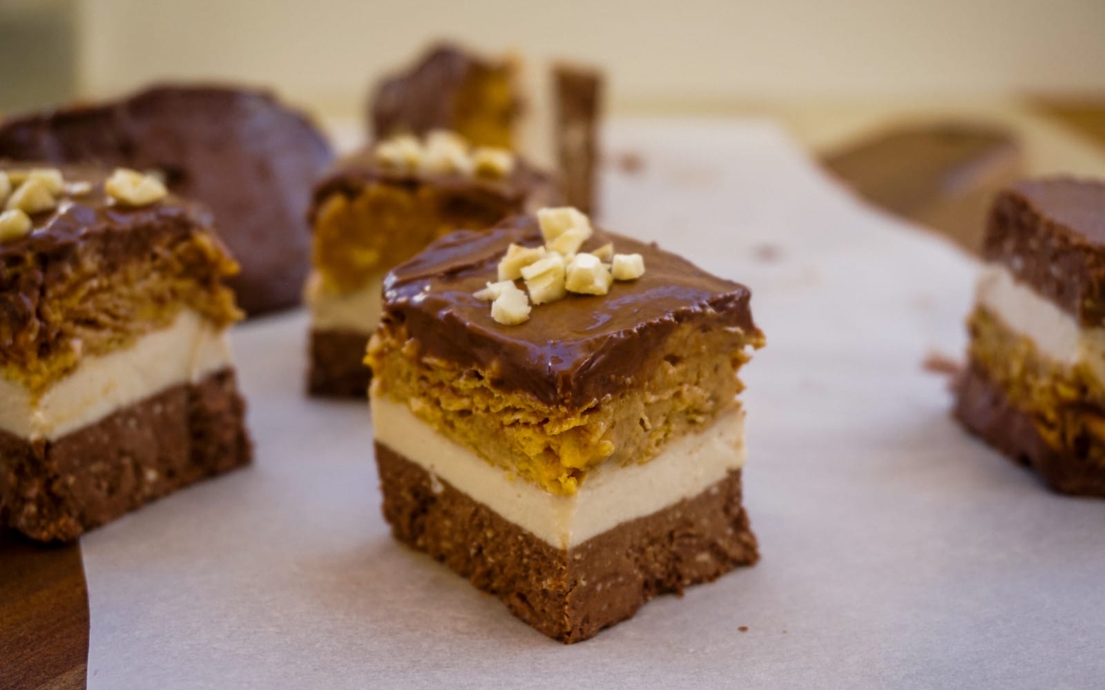 Crunchy Caramel Slice [Vegan, Gluten-Free] - One Green Planet - Vimarsana News