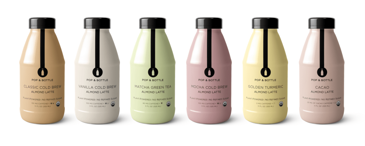 pop & bottle oat milk latte