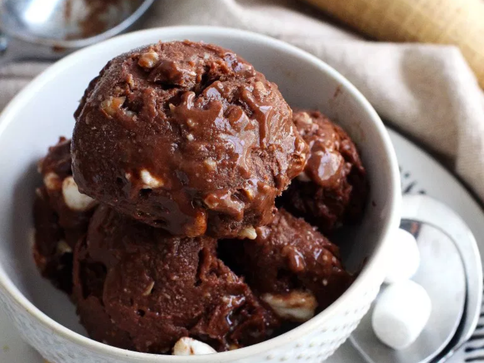 Rocky Road Ice Cream Vegan One Green Planet