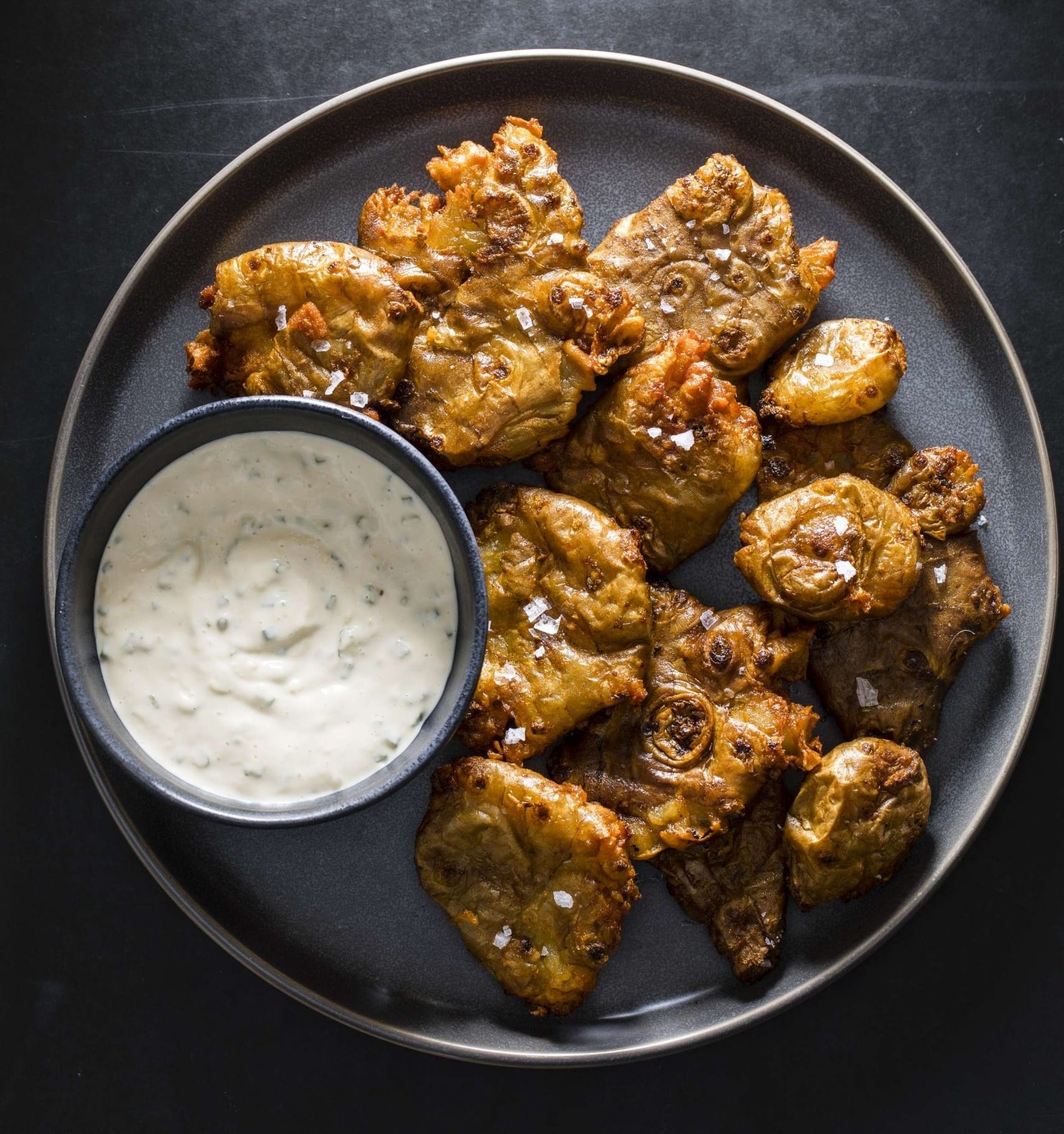 Vegan Fried Sunchokes