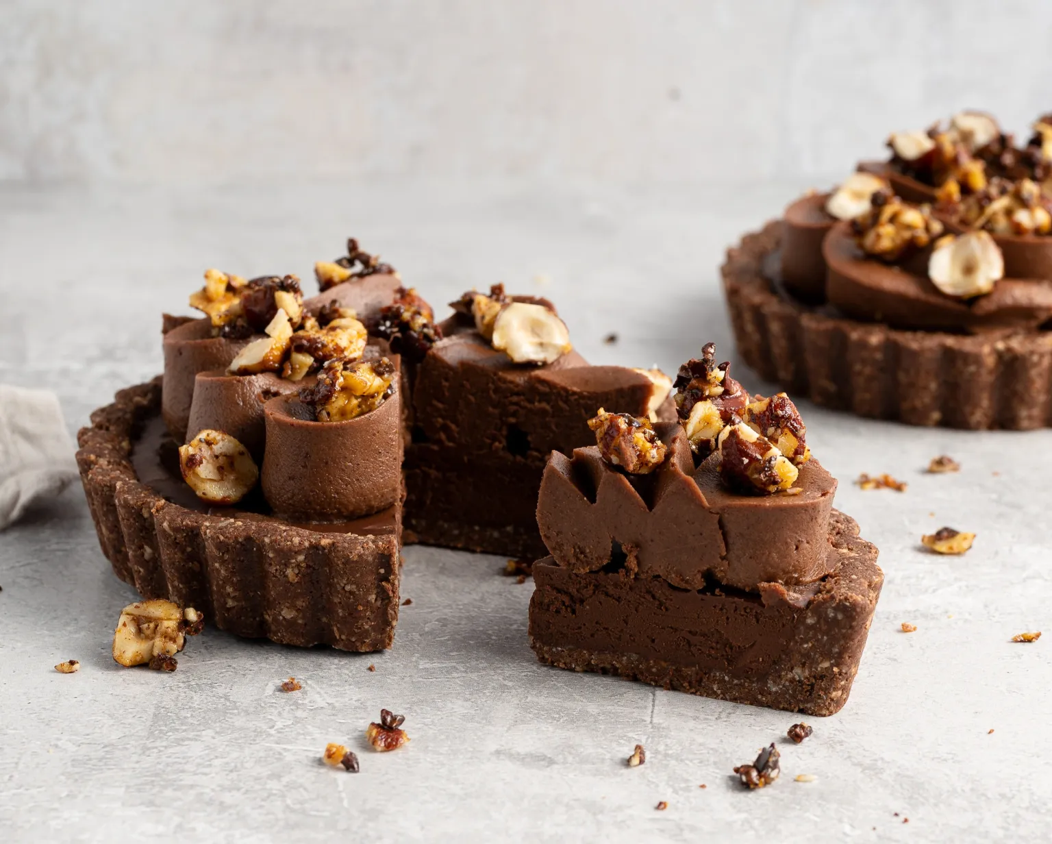 Daily Top Vegan Recipes: Chocolate Hazelnut Praline Tarts and Farro and Bean Soup! - Vimarsana News