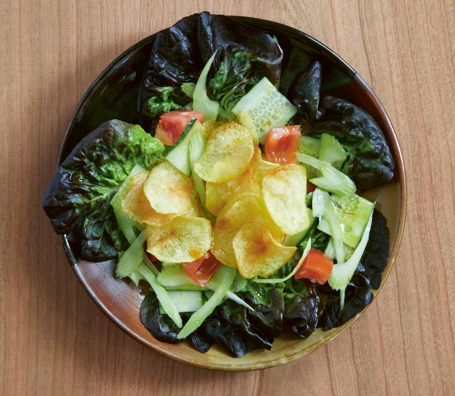 Potato Chip Salad [Vegan] - One Green Planet - Vimarsana News