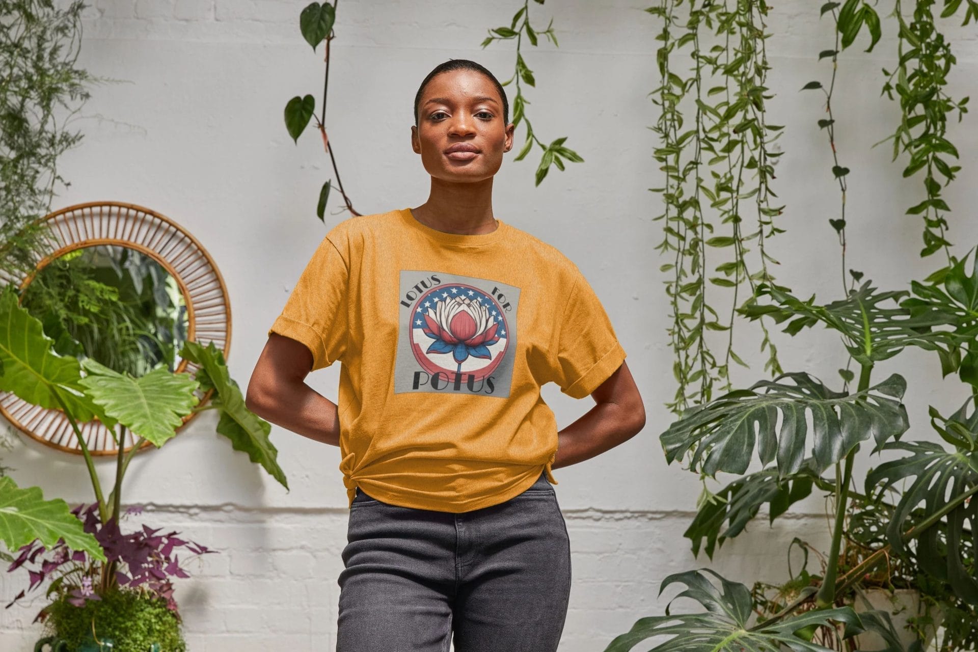 kamala harris tshirt and rap anthem lotus for potus