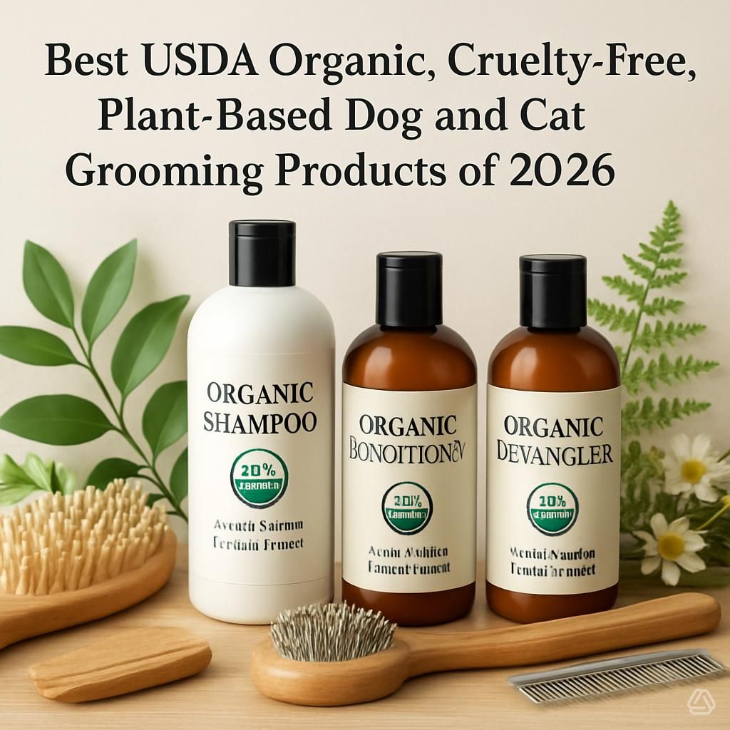 best cruelty-free natural dog shampoo pet grooming products 2026 organic