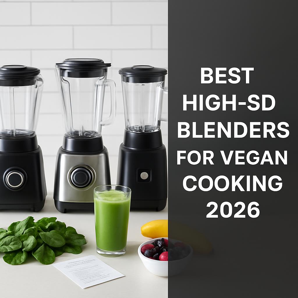 Best high-speed blenders for vegan cooking 2026 — Vitamix 5200, E310, Blendtec, Ninja BN701 and NutriBullet Pro top picks