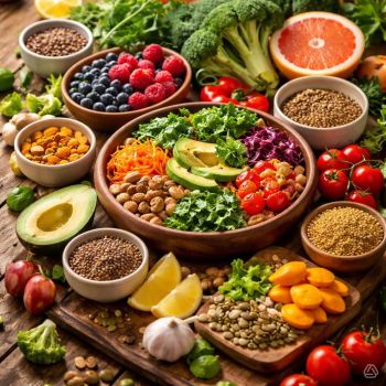how diet lowers carbon footprint 2026 plant-based spirulina hemp chia nutritional yeast low carbon pantry
